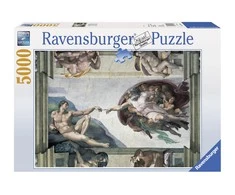 Ravensburger Dėlionė 5000 vnt. - Mikelandželas: Kūryba