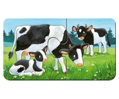 Ravensburger Dėlionė 9x2 vnt. - Mano pirmoji dėlionė