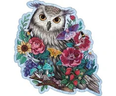 Ravensburger Medinė dėlionė 150 vnt. - Pelėda
