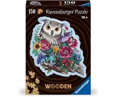 Ravensburger Medinė dėlionė 150 vnt. - Pelėda