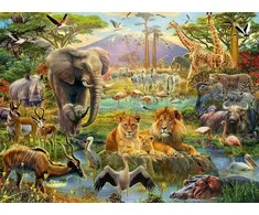 Ravensburger Dėlionė 200 vnt. - Savanos gyvūnai