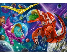 Ravensburger Dėlionė 200 vnt. - Kosminiai dinozaurai