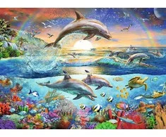Ravensburger Dėlionė 300 vnt. - Delfinai