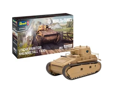 Revell plastikinis modelis Leichttraktor Rheinmetall 1930 "Tankų pasaulis" 1:35