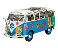 Revell VW T1 Samba Bus Flower Power 1/24 surenkamas plastikinis modelis