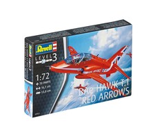 Revell plastikinis modelis BAe HAWK T.1 RAUDONOS RODYKLĖS 1:72