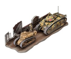 Revell plastikinis modelis Char. B.1 bis ir Renault FT.17 1:76