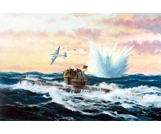 Revell Vokiečių povandeninis laivas Type VII C/41 1:350 (05154)
