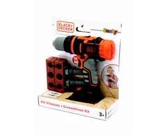 Black &amp; Decker Juodas &amp; Decker „Smoby Juodas &amp; Decker Electronic Driller-CRUSTR“ su plyta