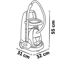 Smoby Cleaning Trolley + Vacuum Cleaner Rowenta