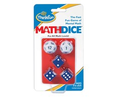 „ThinkFun“ stalo žaidimas „Matematiniai kauliukai“.