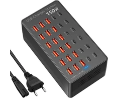 TTS USB Charging Station 150W 30-Port USB-C and USB-A