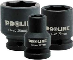 Nasadka smūginis 6-kątna cr-mo 1/2" 22 mm proline