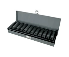 Zestaw Rinkinys 8 smūginių galvučių rinkinys, ilgis Cr-Mo 3/4", 22-41 mm, proline