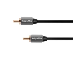 Kabelis 1RCA-1RCA 1.0 m Kruger &amp; Matz