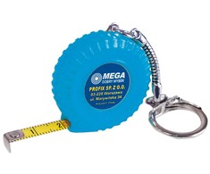 Mega Pakabutis Padangų raktų pakabukas, matavimo juosta 1m / 6mm