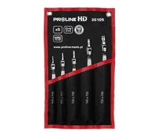 Klucze „Torx“ šarnyriniai raktai, vnt. 5 (t15xt20-t55xt60), cv, „Proline“ „hd“