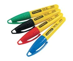 STANLEY MARKER FINE TIP MINI 4vnt.. KOLOROWE