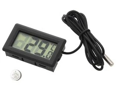 Blow 50-310# LCD ekrano termometras, juodas TH001