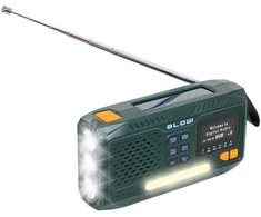 Nešiojamasis analoginis AM/FM/DAB radijas BT BLOW RA19 saulės energija varomas