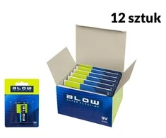 Blow 82-574# Šarminė baterija, super šarminė, 9 V, 6 L/61, blisterinė pakuotė