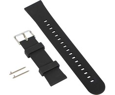 Išmanusis laikrodis Dirželis laikrodžiui Samartwatch BLOW X18 X19 X21 – juodas silikoninis