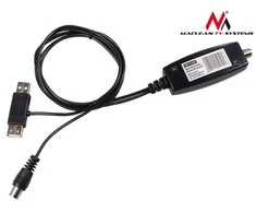 MACLEAN MCTV-697 Maclean MCTV-697 adapteris USB maitinimo šaltinis prie DVB-T antenos