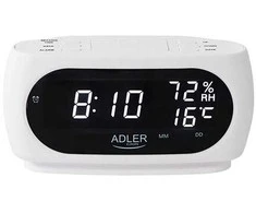 Adler AD 1186W Žadintuvas su drėgmės ir temperatūros matavimo funkcija