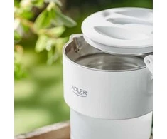 Adler Silicon Travel Virdulys | AD 1377 | Travel Virdulys | 600 W | 0.6 L | Silicon | Baltas