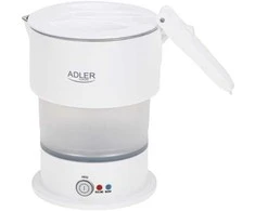 Adler Silicon Travel Virdulys | AD 1377 | Travel Virdulys | 600 W | 0.6 L | Silicon | Baltas