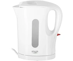 Adler AD 1389 Elektrinis virdulys, plastikinis, 1,0 l, 1200 W, vandens lygio indikatorius, automatinis išsijungimas