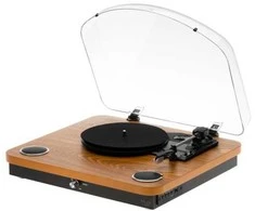 Patefonas Adler AD-1914 su USB ir Bluetooth, rudos medienos spalvos
