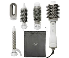 ADLER AD 2027 baltas plaukų džiovintuvas and curling iron