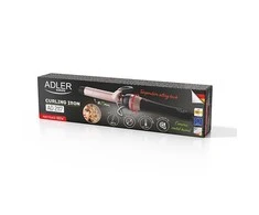Adler | Curling Iron | AD 2117 | Ceramic heating system | Barrel diameter 25 mm | Temperature (max) 200 °C | 45 W | Juodas/Rožinė