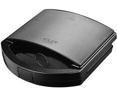 Adler Electric grill | AD 3068 | Electric Grilis | 750 W | Juodas