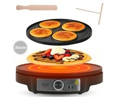 Vaflinė Adler AD 3093 Double-Sided Electric Pancake Maker 2 in 1 Juodas