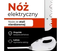 Adler | Electric Knife | AD 4512 | Baltas