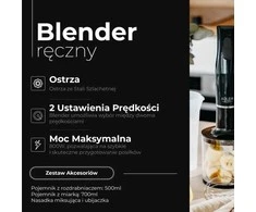 Adler Hand Maišytuvas | AD 4620 | Hand Maišytuvas | 800 W | Greičių skaičius 2 | Juodas
