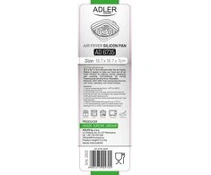 Adler AD 6735 Tacka silikonowa do frytkownicy powietrznej | kwadratowa | 19,7 cm | daugkartinio naudojimo | silikon spożywczy bpa free