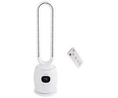 Ventiliatorius Adler Bladeless Fan | AD 7344 | Tower Fan | 60 W | Diameter 23 cm | Greičių skaičius 3 | Oscillation | Remote control | Baltas