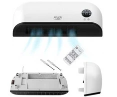 Adler LED oro užuolaidų šildytuvas | AD 7751 | Oro uždanga | 2000 W | Baltas