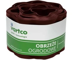 Agaplast Obrzeże Banguotas sodo apvadas 10 cm x 9 m Vartco rudas