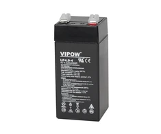 Švino akumuliatorius VIPOW 4V 4.9Ah