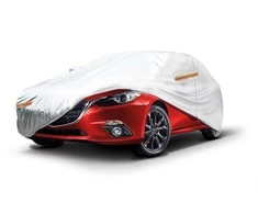 Automobilio uždangalas Amio, sidabro spalvos, XL dydis