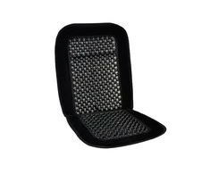 Amio Automobilio sėdynės kilimėlis su karoliukais 90 x 44 cm - juoda