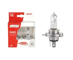 Amio 01402 Halogeninių lempučių komplektas H4 12V 60/55W LumiTec Sidabrinis +100% Duo Box