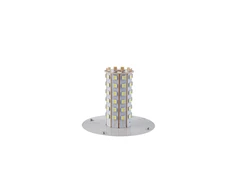 LED įspėjamoji lempa W09M MAG/3 BOLT, ECE R10 80LED 12/24V IP56 AMIO-01502
