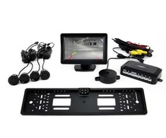 Amio Parkavimo pagalbos sistema TFT01 FT 4,3" su CAM-402 LED kamera, 4 juodi jutikliai