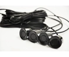 Parkavimo pagalbos sistema LED, 4 juodi jutikliai 22 mm AMIO-01565