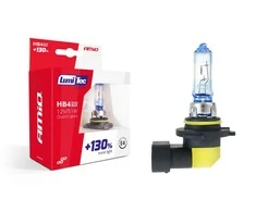 Amio 02104 Halogeninių lempučių komplektas HB4 12V 51W LumiTec Limited +130% dviguba dėžutė